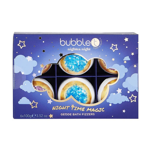 Nightea Night Geode Bath Bomb Gift Set (6 x 100g) - Something Different Gift Shop