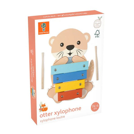 Orange Tree Toys - Woodland Otter Xylophone - Something Different Gift Shop