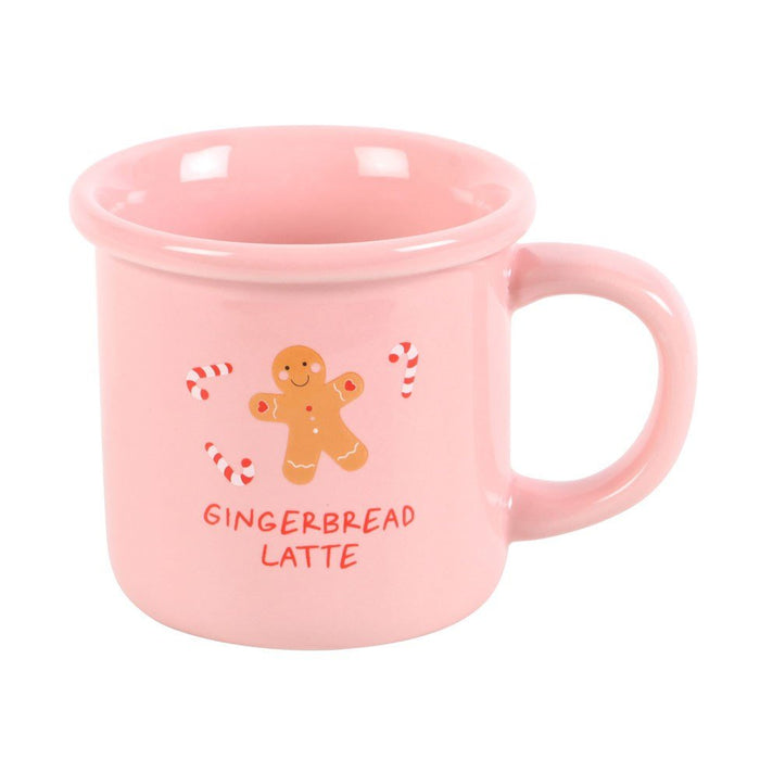 Pink Gingerbread Latte Mug - Something Different Gift Shop