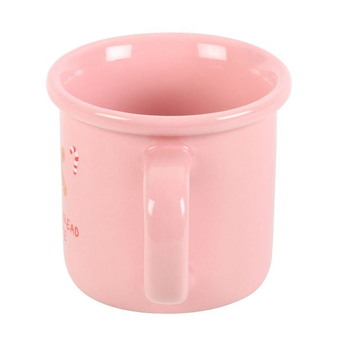 Pink Gingerbread Latte Mug - Something Different Gift Shop