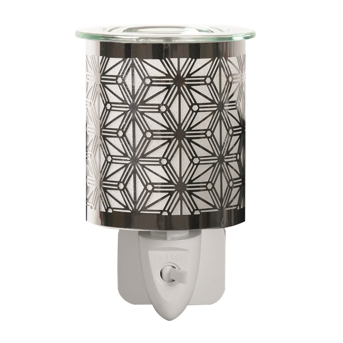 Plug In Wax Warmer - Chrome Star - Something Different Gift Shop