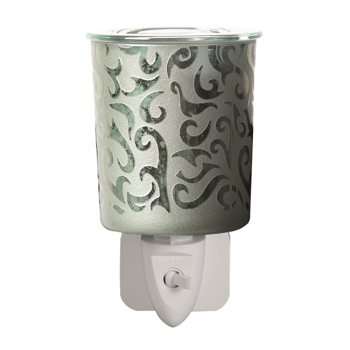 Plug In Wax Warmer - Green Swirl - Something Different Gift Shop