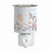 Plug In Wax Warmer - White & Gold Silhouette Butterfly - Something Different Gift Shop