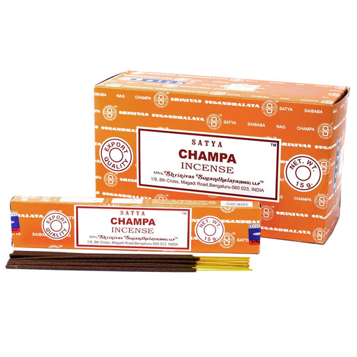 Satya Champa Incense Sticks 15g - Something Different Gift Shop