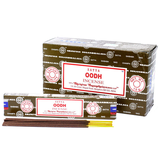 Satya Oodh Incense Sticks 15g - Something Different Gift Shop