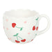 Scalloped Cherry Print Mug - Something Different Gift Shop