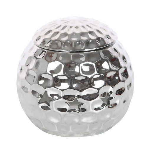 Silver Disco Ball Oil Burner - Something Different Gift Shop