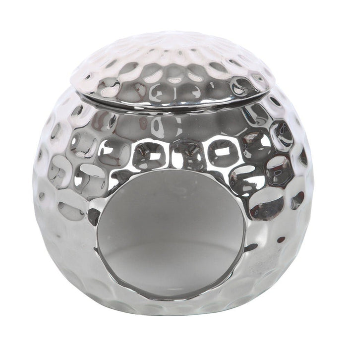 Silver Disco Ball Oil Burner - Something Different Gift Shop