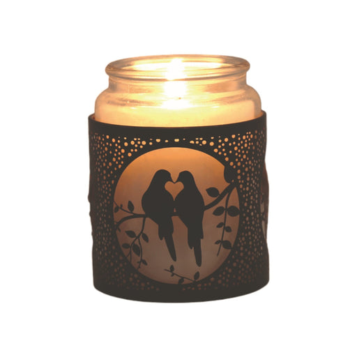 Tealight Wax Melter and Candle Holder - Black and Gold Melter Doves - Something Different Gift Shop