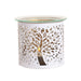 Tealight Wax Melter and Candle Holder - White Tree of Life - Something Different Gift Shop