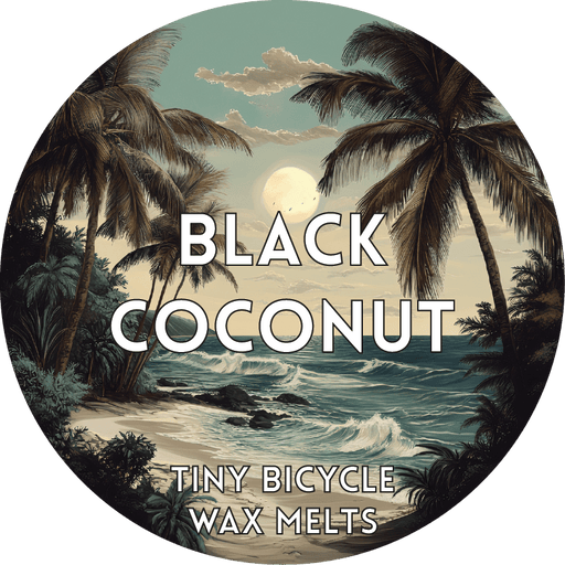 Tiny Bicycle Black Coconut Segment Wax Melt - Something Different Gift Shop