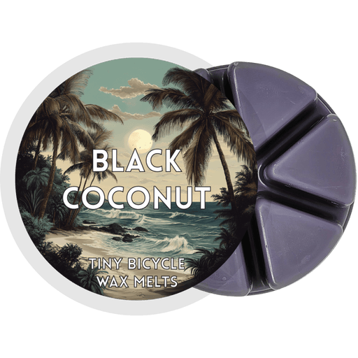 Tiny Bicycle Black Coconut Segment Wax Melt - Something Different Gift Shop