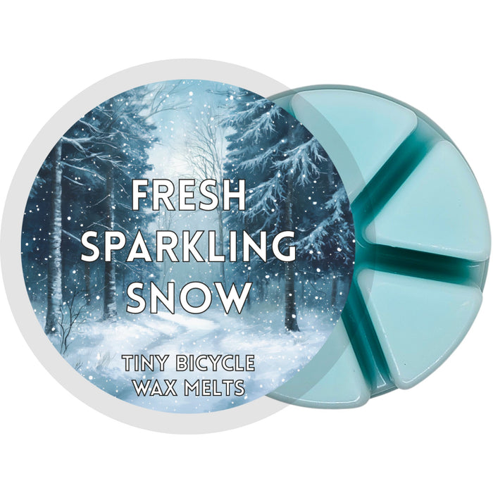 Tiny Bicycle Fresh Sparkling Snow Segment Wax Melt - Something Different Gift Shop