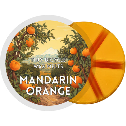 Tiny Bicycle Mandarin Orange Segment Wax Melt - Something Different Gift Shop