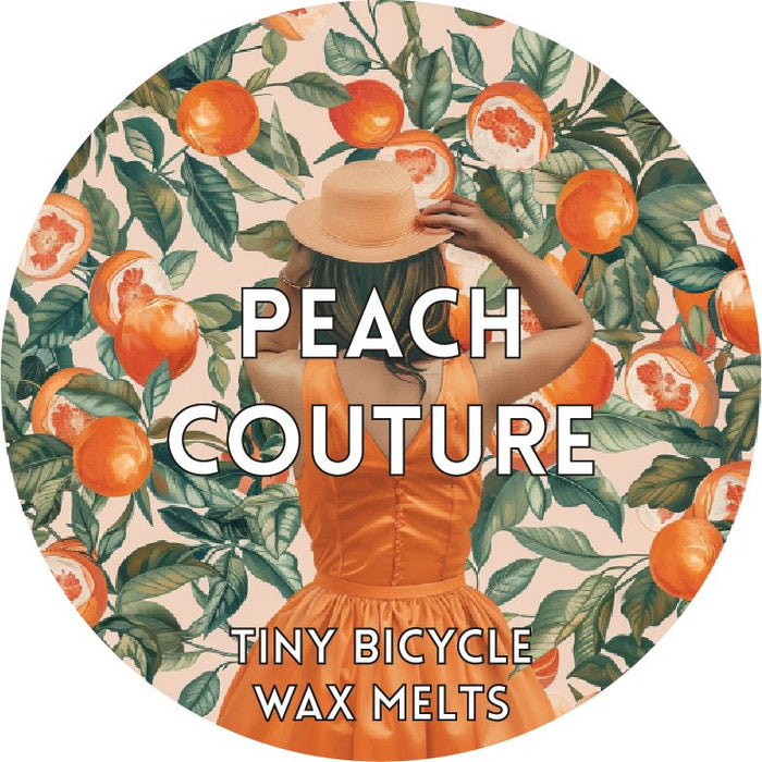 Tiny Bicycle Peach Couture Segment Wax Melt - Something Different Gift Shop