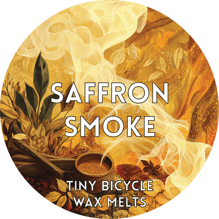 Tiny Bicycle Saffron Smoke Segment Wax Melt - Something Different Gift Shop