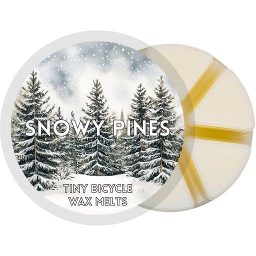 Tiny Bicycle Snowy Pines Segment Wax Melt - Something Different Gift Shop