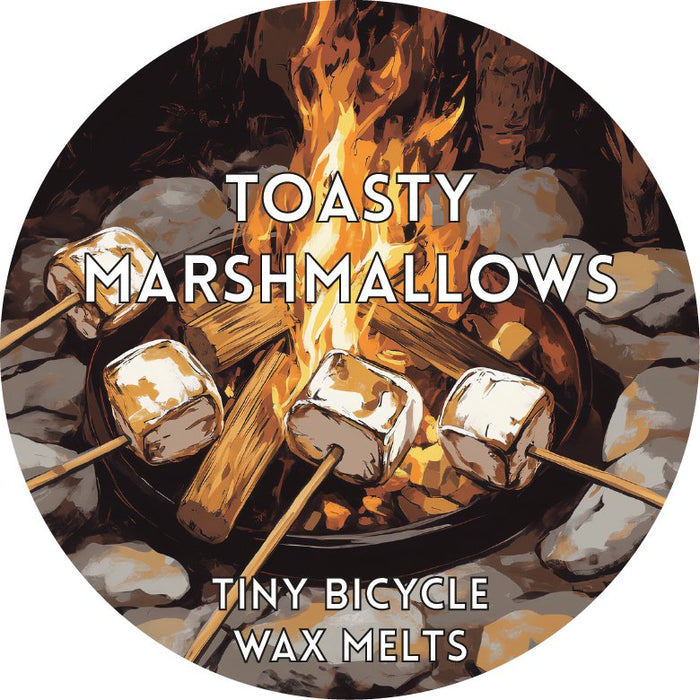 Tiny Bicycle Toasty Marshmallows Segment Wax Melt - Something Different Gift Shop