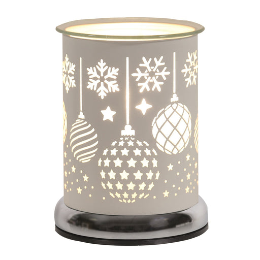 Touch Electric Wax Warmer - White Silhouette Baubles - Something Different Gift Shop