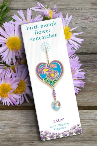 Wild Things Birth Month Flowers - Aster - Something Different Gift Shop