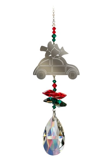 Wild Things Crystal Fantasy Small - Bug With Tree Red Green - Something Different Gift Shop