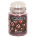 Woodbridge Large Scented Candle Jar - Black Cherries - Something Different Gift Shop