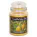 Woodbridge Large Scented Candle Jar - Mediterranean Lemon - Something Different Gift Shop