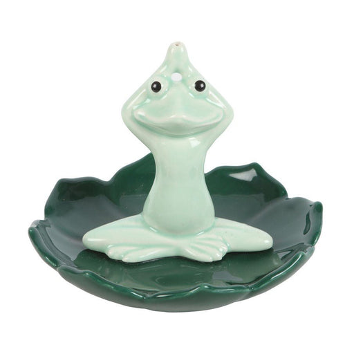 Yoga Frog Incense Stick Holder - Something Different Gift Shop