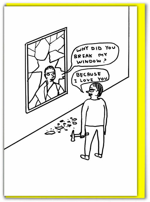 David Shrigley - Break Window - Something Different Gift Shop