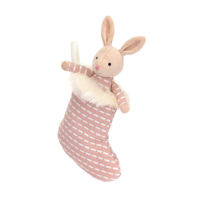 Jellycat Shimmer Stocking Bunny - Something Different Gift Shop