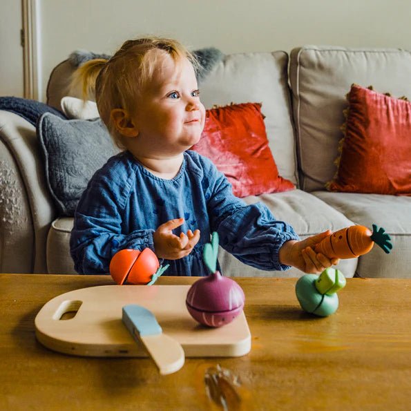 Orange Tree Toys - Happy Veggies Cutting Veg - Something Different Gift Shop