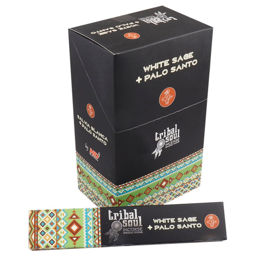 Tribal Soul Incense Sticks - White Sage & Palo Santo 15g - Something Different Gift Shop